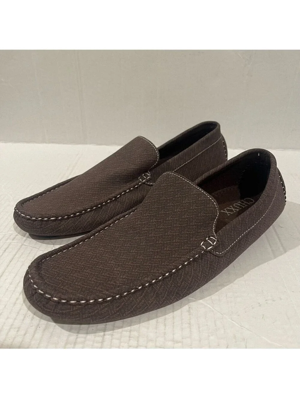 Men’s Chuxx Brown Business Casual Slip On Loafers Size 11 US